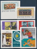 ** 1981-1982 Bélyegnap (54.) + Munkás?rség + 3 Db önálló Vágott Bélyeg (8.500) - Sonstige & Ohne Zuordnung