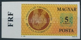 ** 1990 150 éves A Takarékpénztári Mozgalom ívszéli Vágott Bélyeg (1.500) - Sonstige & Ohne Zuordnung