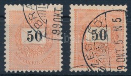 O 1898 2 Db 50kr (10.000) - Andere & Zonder Classificatie