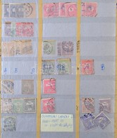 O 1888-1987 Kb. 1.250 Db Bélyeg 8 Db A/4 Berakólapon Dossziéban - Sonstige & Ohne Zuordnung