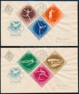 9 Db FDC 1950-1956 - Altri & Non Classificati