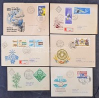 1961-1992 360 Db FDC, Szóló érték és Rövid Sorok, Dobozban - Sonstige & Ohne Zuordnung