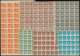 (*) Kína  650 Db Bélyeg (6 Féle) ívekben és Fél ívben/ China 650 Stamps In Sheets And 1 Half Sheet (6 Different) - Sonstige & Ohne Zuordnung