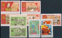 ** Vietnam 1979-1980 Harc Motívum 3 Db Klf Sor - Altri & Non Classificati