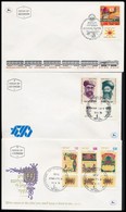 Izrael 1970-1978 9 Db Klf Tabos FDC - Altri & Non Classificati