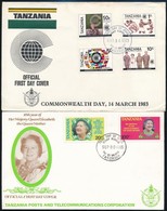 Tanzánia 1978-1987 6 Db Klf FDC - Autres & Non Classés