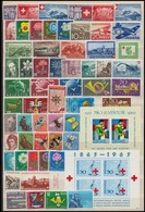 ** Svájc 1937-1963 Sorok, Blokkok (Mi EUR 122,2) - Autres & Non Classés