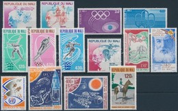 ** Mali 1975-1976 3 Db Sor + 7 Db Bélyeg - Sonstige & Ohne Zuordnung