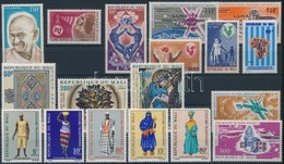 ** Mali 1969-1971 5 Db Sor + 4 Db Bélyeg - Sonstige & Ohne Zuordnung