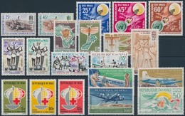 ** Mali 1963-1964 6 Db Sor + 1 Db Bélyeg - Andere & Zonder Classificatie