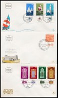 Izrael 1970-1978 9 Db Klf Tabos FDC - Autres & Non Classés