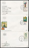 Izrael 1970-1978 8 Db Klf Tabos FDC - Andere & Zonder Classificatie