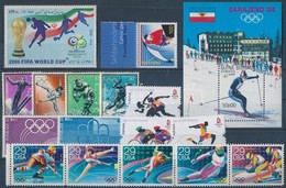 ** Sport Motívum 1964-2008 1 Blokk + 2 Klf önálló érték + 4 Klf Sor - Sonstige & Ohne Zuordnung