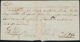 1818 Ex Offo Teljes Tartalommal / With Full Content Piros / Red 'V.F.OFEN' - Dád - Other & Unclassified