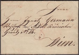 1829 Portós Levél / Cover With Postage Due 'V NEUTRA' - Wien - Altri & Non Classificati