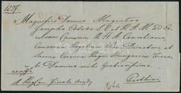 1845 Ex Offo, Piros / Red 'ARAD' - Pesthini - Other & Unclassified