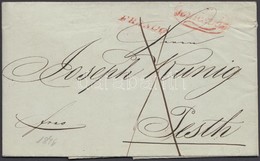 1846 Franco Piros / Red 'Temesvár' 'FRANCO' - Pesth - Andere & Zonder Classificatie