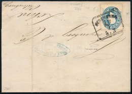 1862 15kr ,,OEDENBURG' + Kék ,,FRANCO' - Lohne/ Oldenburg (német Grófság) - Sonstige & Ohne Zuordnung