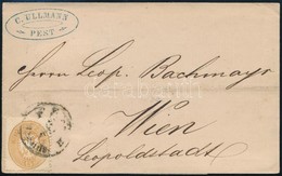 1863 15kr Levélen ,,PESTH' - ,,WIEN' - Autres & Non Classés