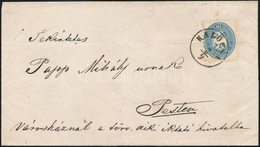 ~ 1865 10kr Levélen ,,KALOCSA' - ,,PEST' - Other & Unclassified