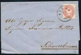 1866 5kr Levélen ,,FIUME Nachm' - Sauerbrumn - Other & Unclassified