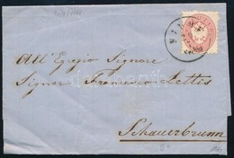 1866 5kr Levélen ,,FIUME Nachm' - Sauerbrumn - Autres & Non Classés