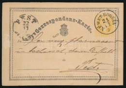 1870 2kr Díjjegyes Levelez?lap / PS-card 'NÉMET-BOGSÁN' - Autres & Non Classés