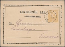 1871 2kr Díjjegyes Levelez?lap 'SZÁRCSA' - Temesvár - Andere & Zonder Classificatie