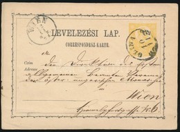 1871 2kr Díjjegyes Levelez?lap 'GLINA' - Autres & Non Classés