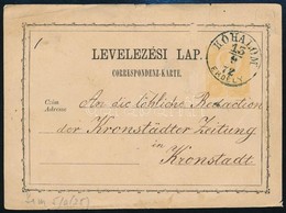 1872 Díjjegyes Levelez?lap ,,K?HALOM ERDÉLY' - Andere & Zonder Classificatie