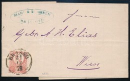 1873 Réznyomat 5kr Levélen ,,BRASSÓ' - Andere & Zonder Classificatie