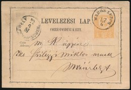 1873 Díjjegyes Levelez?lap 'MAROS-LUDOS' - ,,MAROS-VÁSÁRHELY' - Sonstige & Ohne Zuordnung