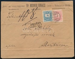 1877 5kr + 10kr Ajánlott Levélen ,,BUDAPEST' - ,,MEZ?TÚR' - Other & Unclassified