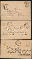 1882 3 Db 2kr Kétnyelv? Díjjegyes Levelez?lap / 3 Pcs 2kr  Bilingual PS-cards - Sonstige & Ohne Zuordnung