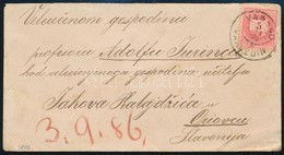 1886 5kr Levélen ,,VARASD' - Oriovac - Sonstige & Ohne Zuordnung