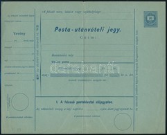 1888 10kr Használatlan Posta-utánvételi Jegy - Altri & Non Classificati