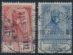 O 1913 Árvíz 1K, 2K (8.400) - Andere & Zonder Classificatie