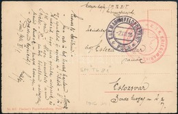 1916 Tábori Képeslap Hadihajó Postával 'S.M. Tb. 81 T.' - Other & Unclassified