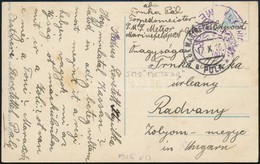 1916 Tábori Képeslap Hadihajó Postával 'S.M.S. METEOR' - Autres & Non Classés