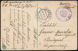 1916 Tábori Képeslap Hadihajó Postával 'S.M. Dampfer XIV' - Sonstige & Ohne Zuordnung