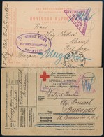 1917 2 Db Orosz Hadifogoly Levelez?lap - Other & Unclassified