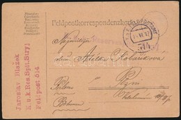 1917 Tábori Posta Levelez?lap 'K.u.k. Reservespital Stryj' + 'FP 514' - Andere & Zonder Classificatie