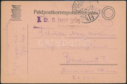 1917 Tábori Posta Levelez?lap / Field Postcard 'M.kir. 19. Honvéd Gyalog Ezred...' + 'TP 414' - Autres & Non Classés