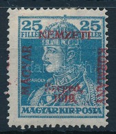 * Szeged 1919 Károly 25f Bodor Vizsgálójellel (7.000) - Andere & Zonder Classificatie