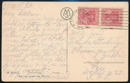 1921 Képeslap Németországból Pécsre Szigetvári Szerb Cenzúrával / Postcard From Germany To Pécs With Serbian Censorship  - Autres & Non Classés