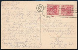 1921 Képeslap Németországból Pécsre Szigetvári Szerb Cenzúrával / Postcard From Germany To Pécs With Serbian Censorship  - Andere & Zonder Classificatie
