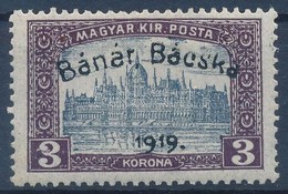 * Bánát-Bácska 1919 Parlament 3K Garancia Nélkül (**20.000) - Sonstige & Ohne Zuordnung