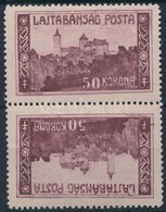 ** Nyugat-Magyarország VII. 1921 50K Fordított Képállású Pár - Andere & Zonder Classificatie