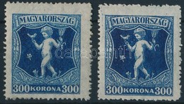 ** 1924 Jótékonyság 300K Kék és Sötétkék Színárnyalatok - Altri & Non Classificati