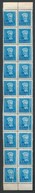 ** 1932 Arcképek 40f Húszastömb, 12 Bélyegen Papírráncok / Mi 498 Block Of 20, Paper Creases On 12 Stamps - Autres & Non Classés